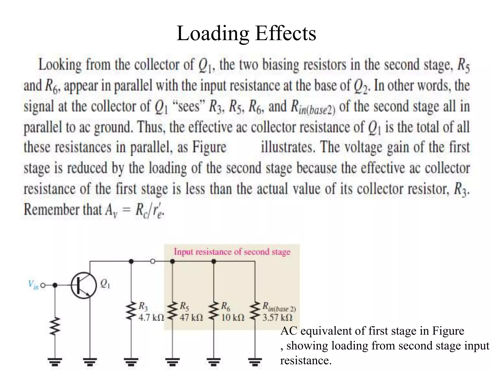 Multistage amplifiers and Name of coupling Name of multistage amplifier