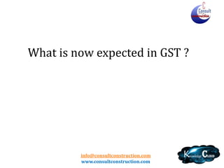 Assam VAT
1).Clarification No. CTS-21/2005/340, dated the 16th October, 2012.
M/s. Badri Rai & Co., Station Road, Duliajan has applied for clarification under
section 105 of the Assam Value Added Tax Act, 2003 seeking clarification on the
following issues:Increase in rate from 1/4/2012
What is the point of taxation for works contract tax under the AVAT Act, 2005 for
a works contractors who submits running bills as and when the milestone
determined by the contractee is reached?

2) Provisions requiring production of documentary evidence of payment
of tax with a declaration from Sub-Contractor for obtaining the deduction
of amounts paid to sub-contractor from the taxable turnover - Not illegal Assam Value Added Tax Act, 2003 (8 of 2005), s. 69(2) - Assam Value
Added Tax Rules, 2005, r. 36(1).
info@consultconstruction.com
www.consultconstruction.com

 