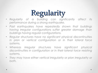 Regularity Structures Multistorey building | PPT