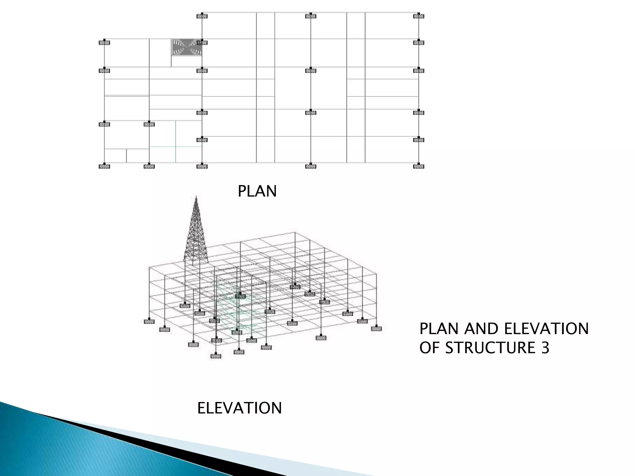 PLAN 
ELEVATION 
PLAN AND ELEVATION 
OF STRUCTURE 3 
 