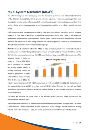 Multi System Operators - An Industry Perspective | PDF