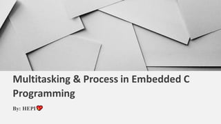 The basic introduction about Multitasking and process | PPT