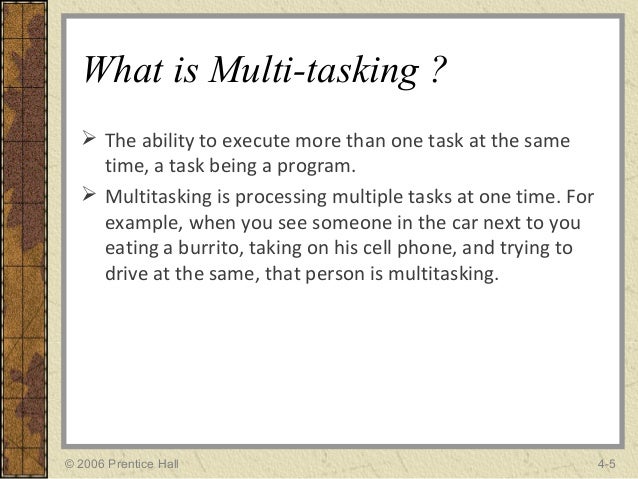 Multitasking presentation