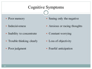Cognitive Symptoms 