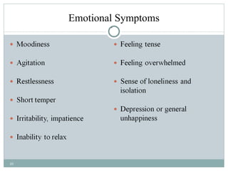 Emotional Symptoms 