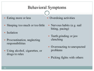 Behavioral Symptoms 