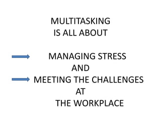 Multi tasking rev 1 | PPTX