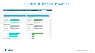 22© Cloudera, Inc. All rights reserved.
Cluster Utilization Reporting
 