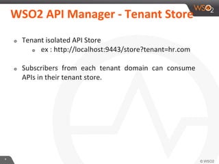 Multi Tenant API management with WSO2 API Manager | PDF