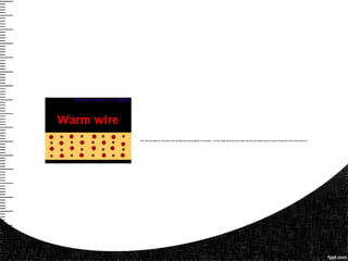 When the wire heats up, the protons start vibrating and moving slightly out of position. As their motion becomes more erratic they are more likely to get in the way and disrupt the flow of the electrons.
 