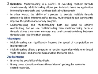 Comprehensive Guide to Multithreading in Python Programming | PPTX