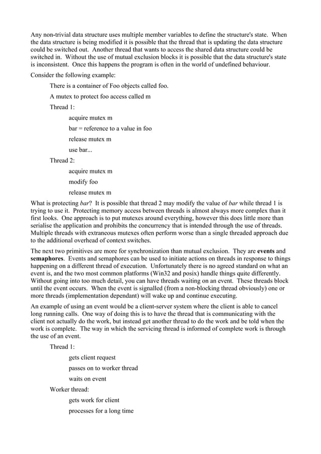 Multithreading 101 | PDF image.