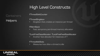 West Coast DevCon 2014: Concurrency & Parallelism in UE4 - Tips for programming with many CPU cores
