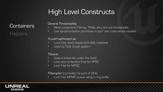 East Coast DevCon 2014: Concurrency & Parallelism in UE4 - Tips for programming with many CPU cores
