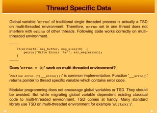 Multi-threading & pThread APIs 