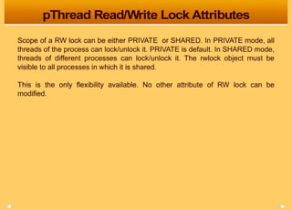 Multi-threading & pThread APIs 
