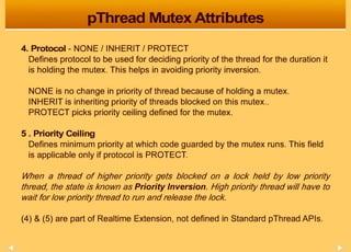 Multi-threading & pThread APIs 