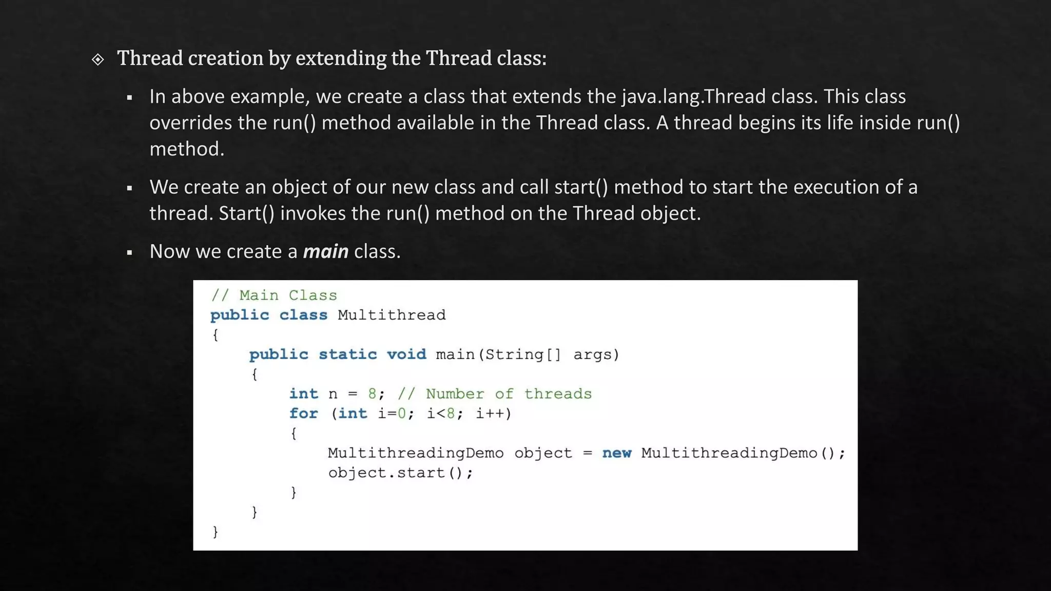 JAVA Multithreading | PPTX