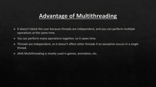 JAVA Multithreading | PPT