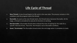 JAVA Multithreading | PPT