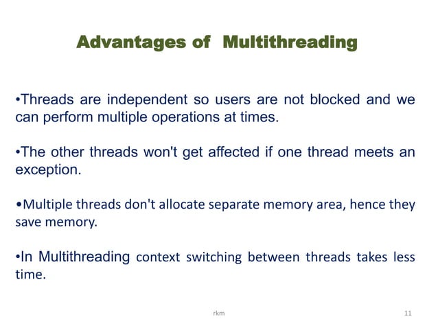 Introduction to Multithreading in Java | PPT