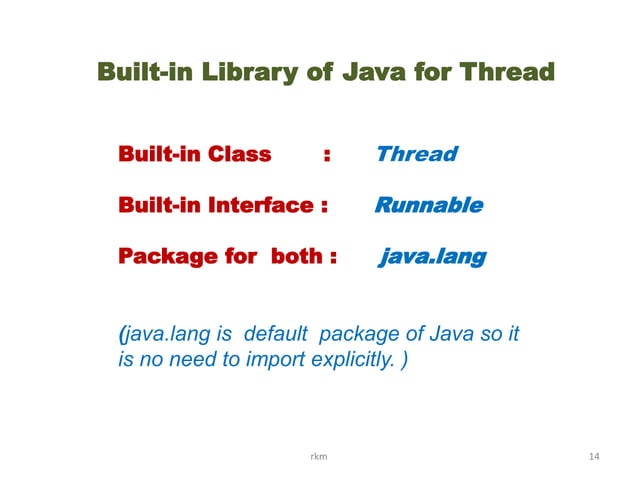Introduction to Multithreading in Java | PPTX