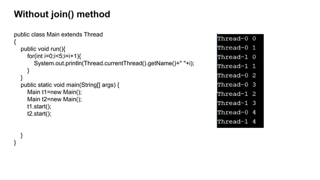 Multi threading | PPT