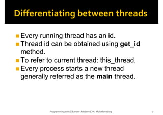 Multithreading_in_C++ - std::thread, race condition | PDF
