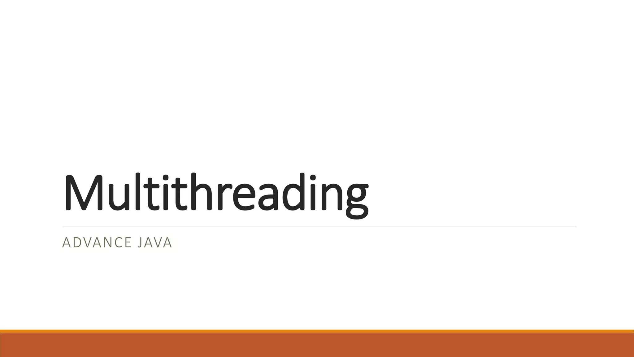 Multithreading in java | PPTX | Operating Systems | Computer Software ...