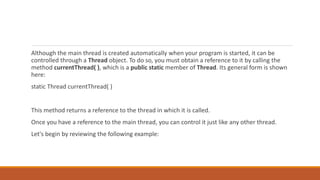Multithreading in java | PPTX