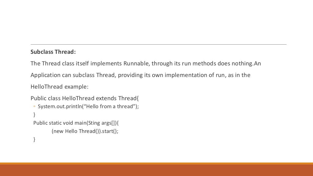 Multithreading in java