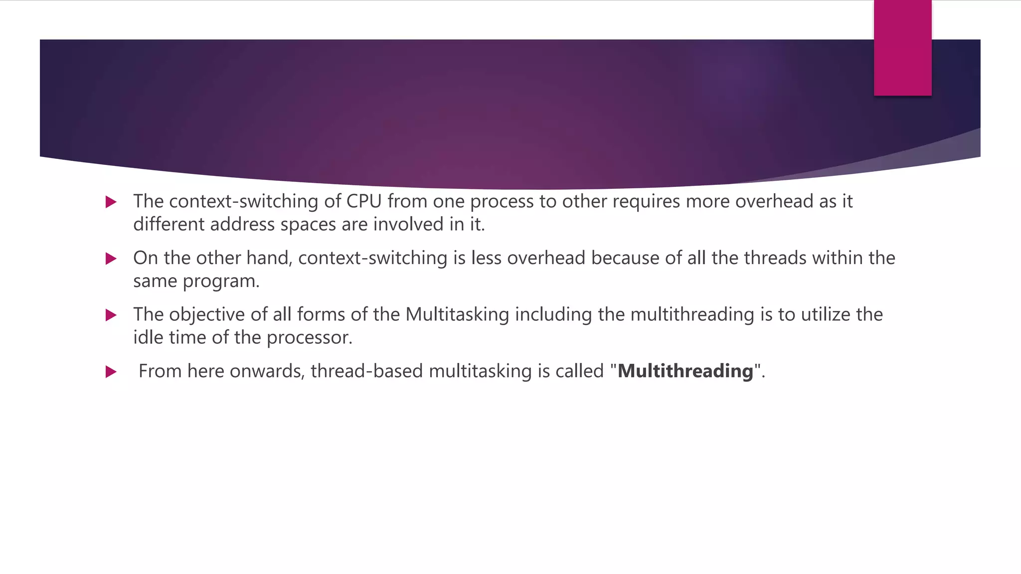 Multithreading in java | PPT