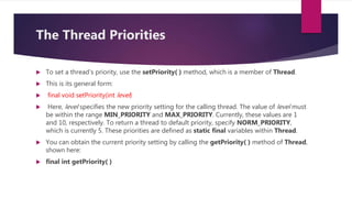 Multithreading in java | PPTX | Programming Languages | Computing