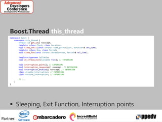 Multithreading with Boost Thread and Intel TBB | PPTX