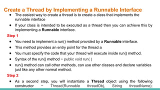 MULTITHREADING concept in object oriented orogramming using java .pptx