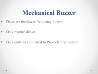 Multi tone buzzer | PPTX