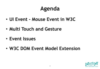 Multi Touch And Gesture Event Interface And Types | PPT