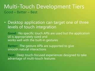 PhotosDemoUsing Surface style interaction to showcase videos and photos