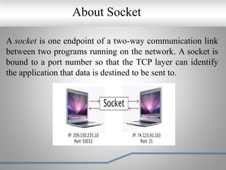 Multiuser chat application using java | PPTX | Computer Networking ...
