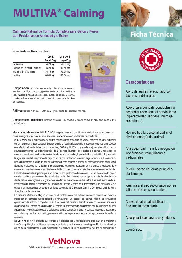 multiva calming cat