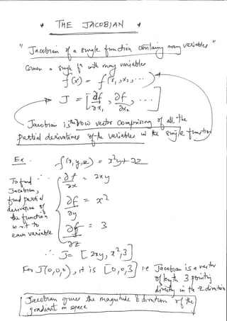 Multivariate calculus