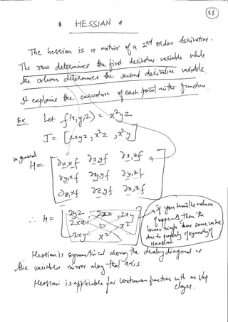 Multivariate calculus