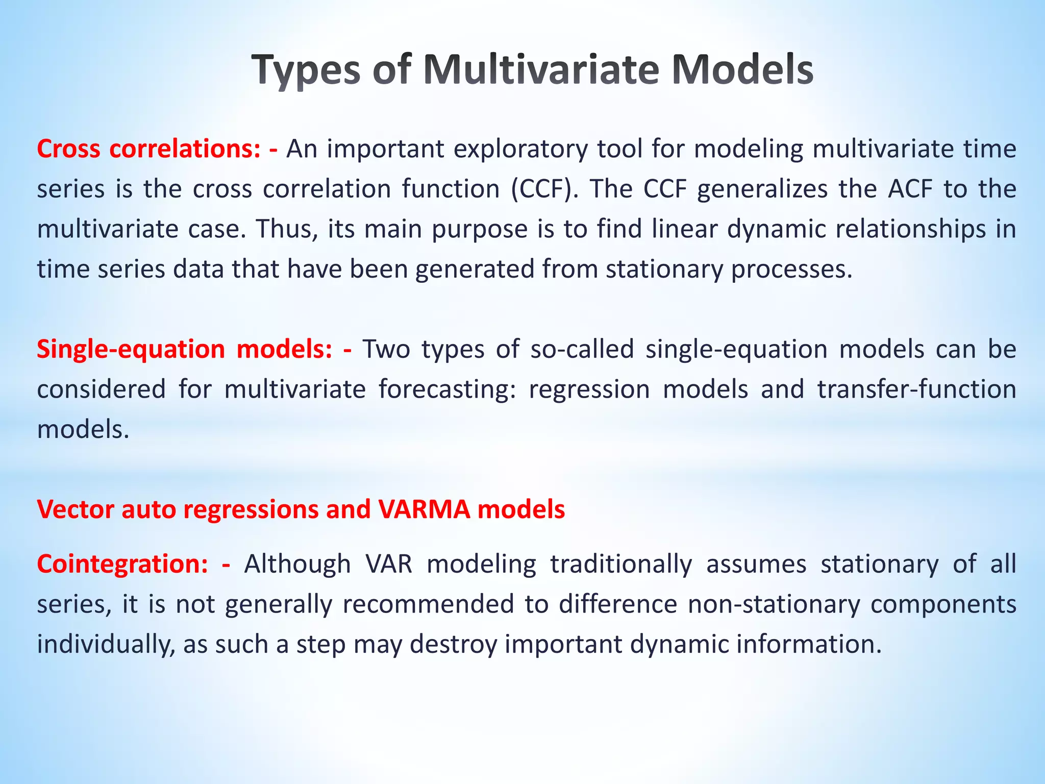 Multivariate analysis | PPTX