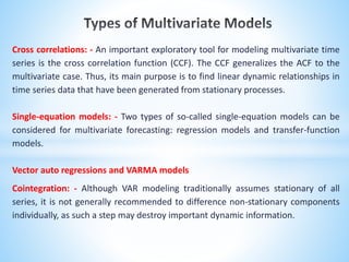 Multivariate Var Model Examples Multivariate analysis | PPTX