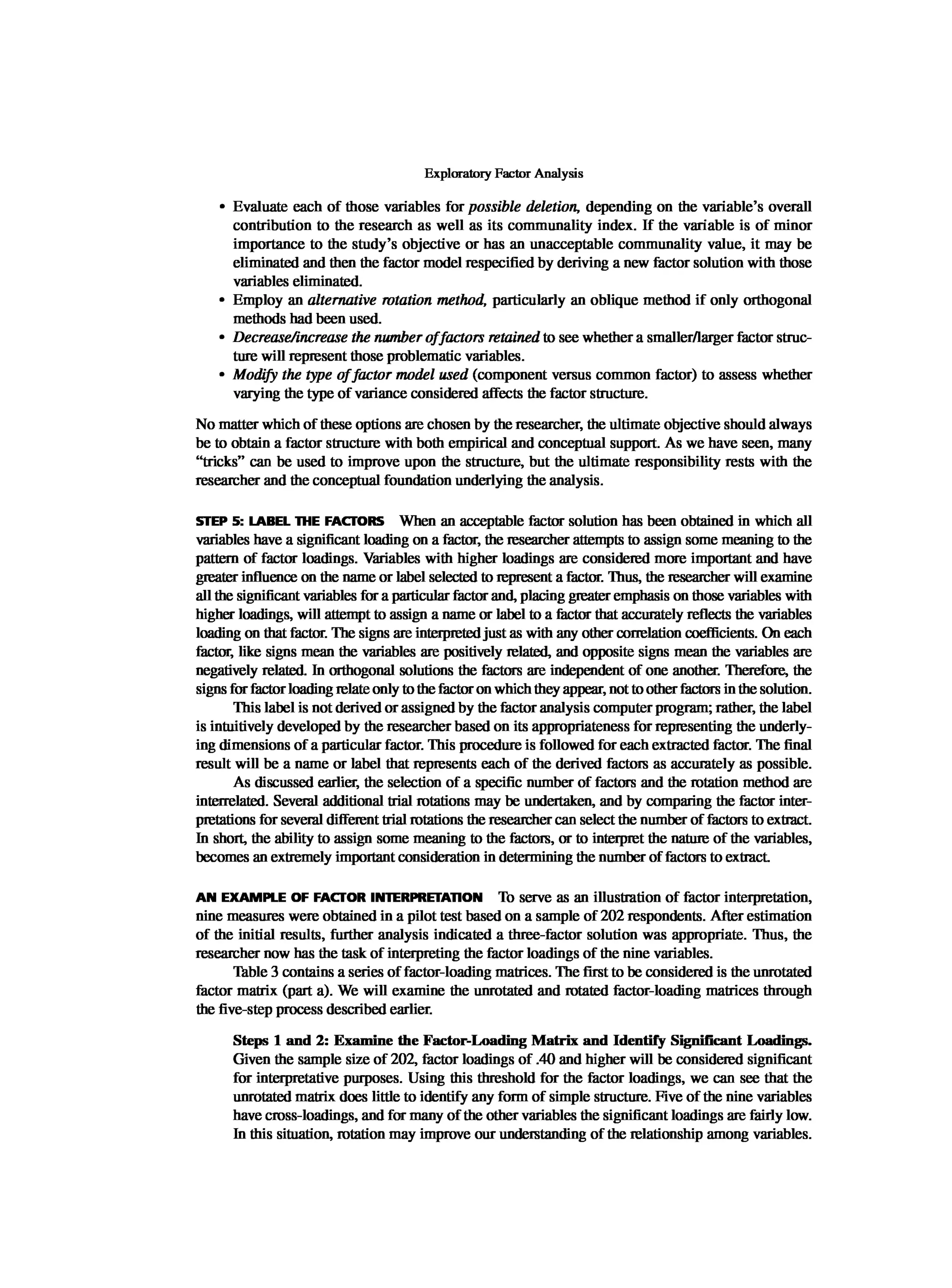 Multivariate Data Analysis