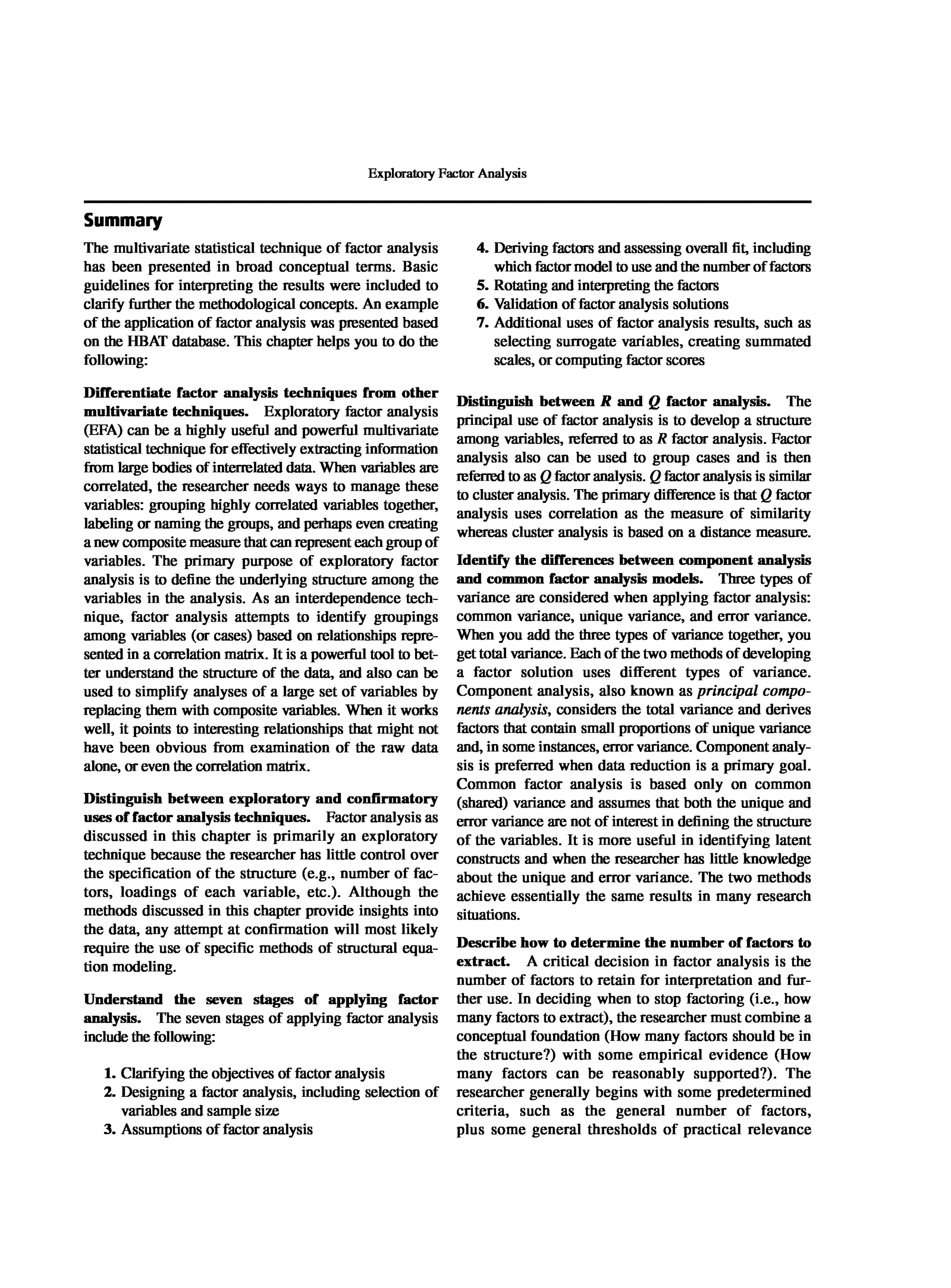 Multivariate Data Analysis