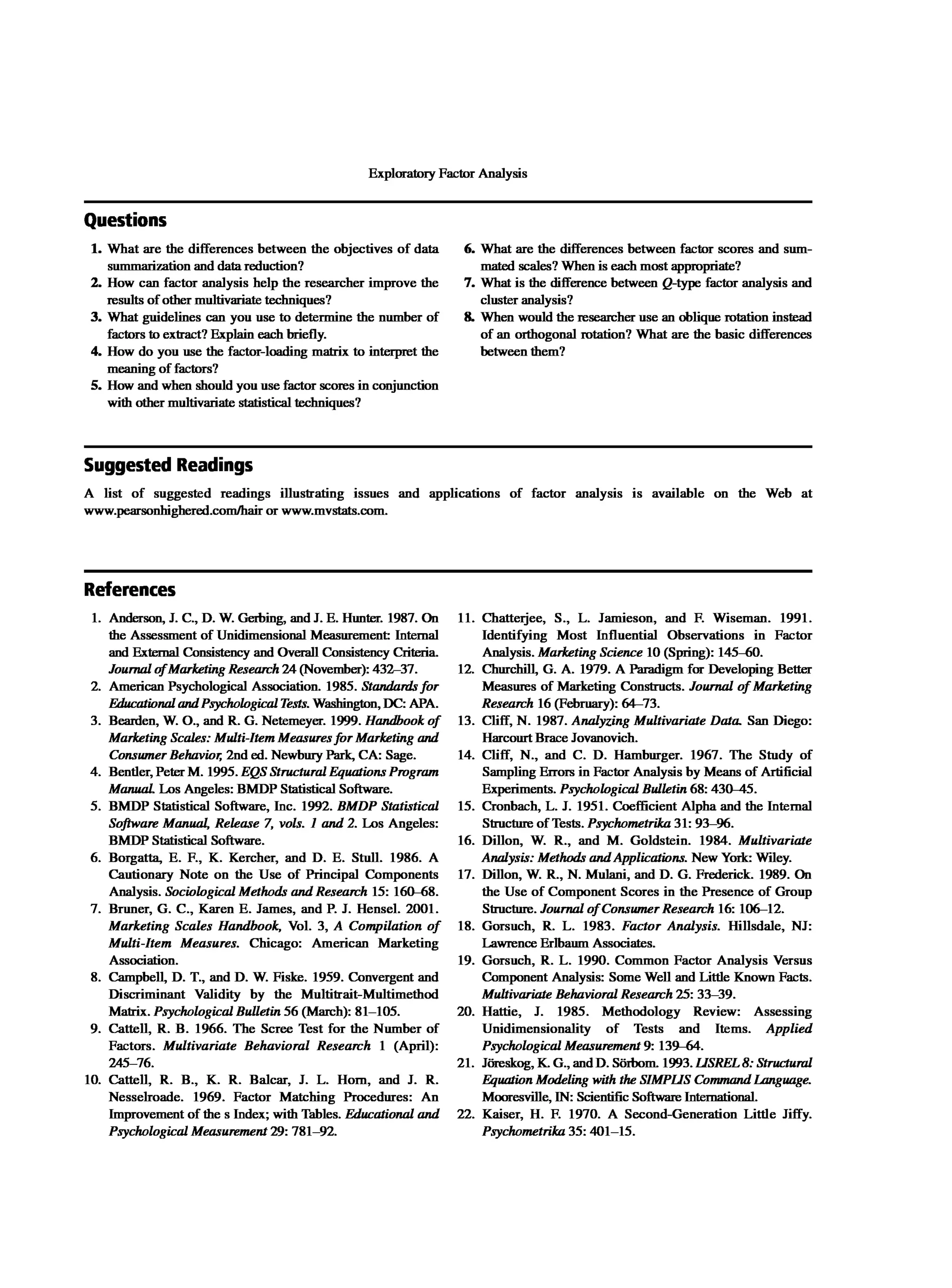 Multivariate Data Analysis