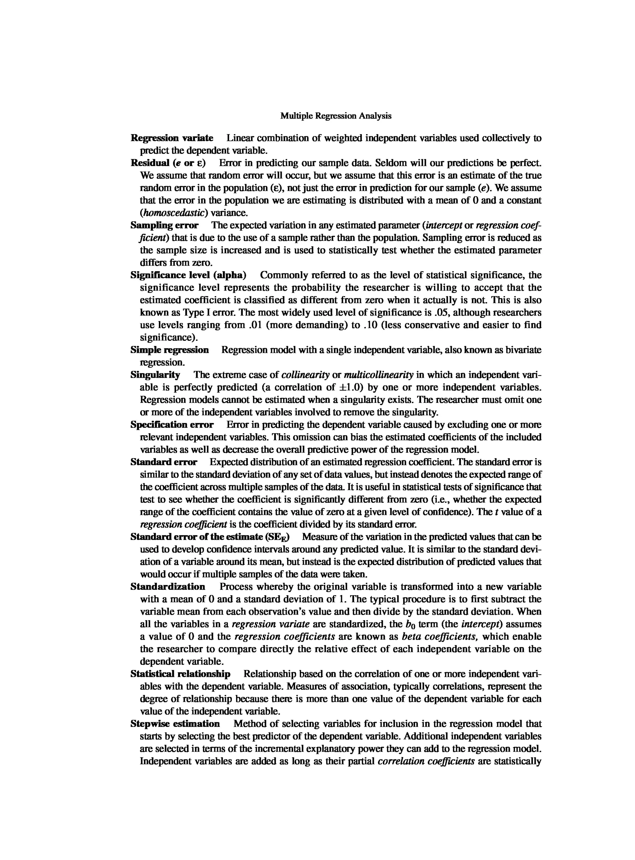 Multivariate Data Analysis