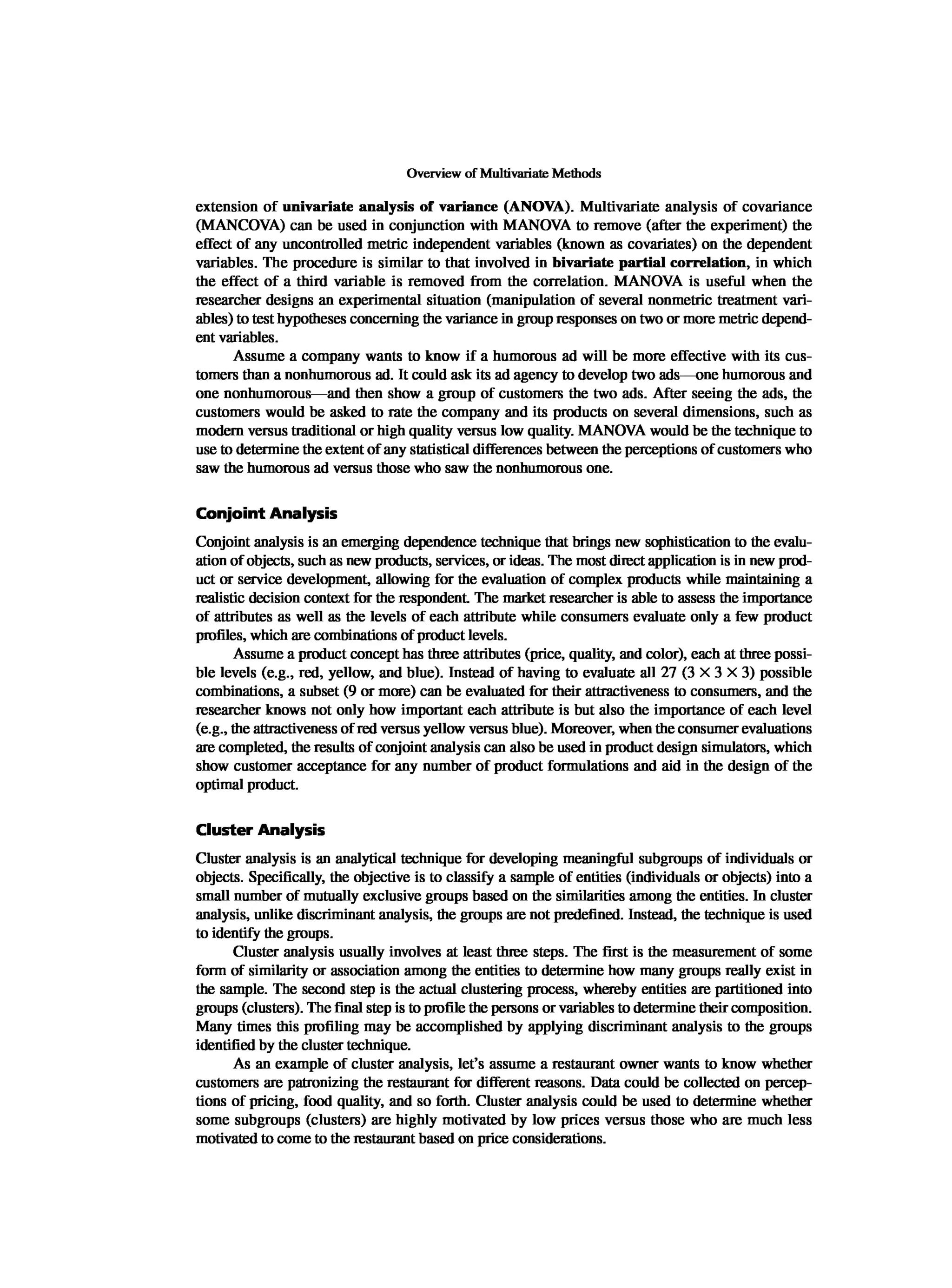 Multivariate Data Analysis