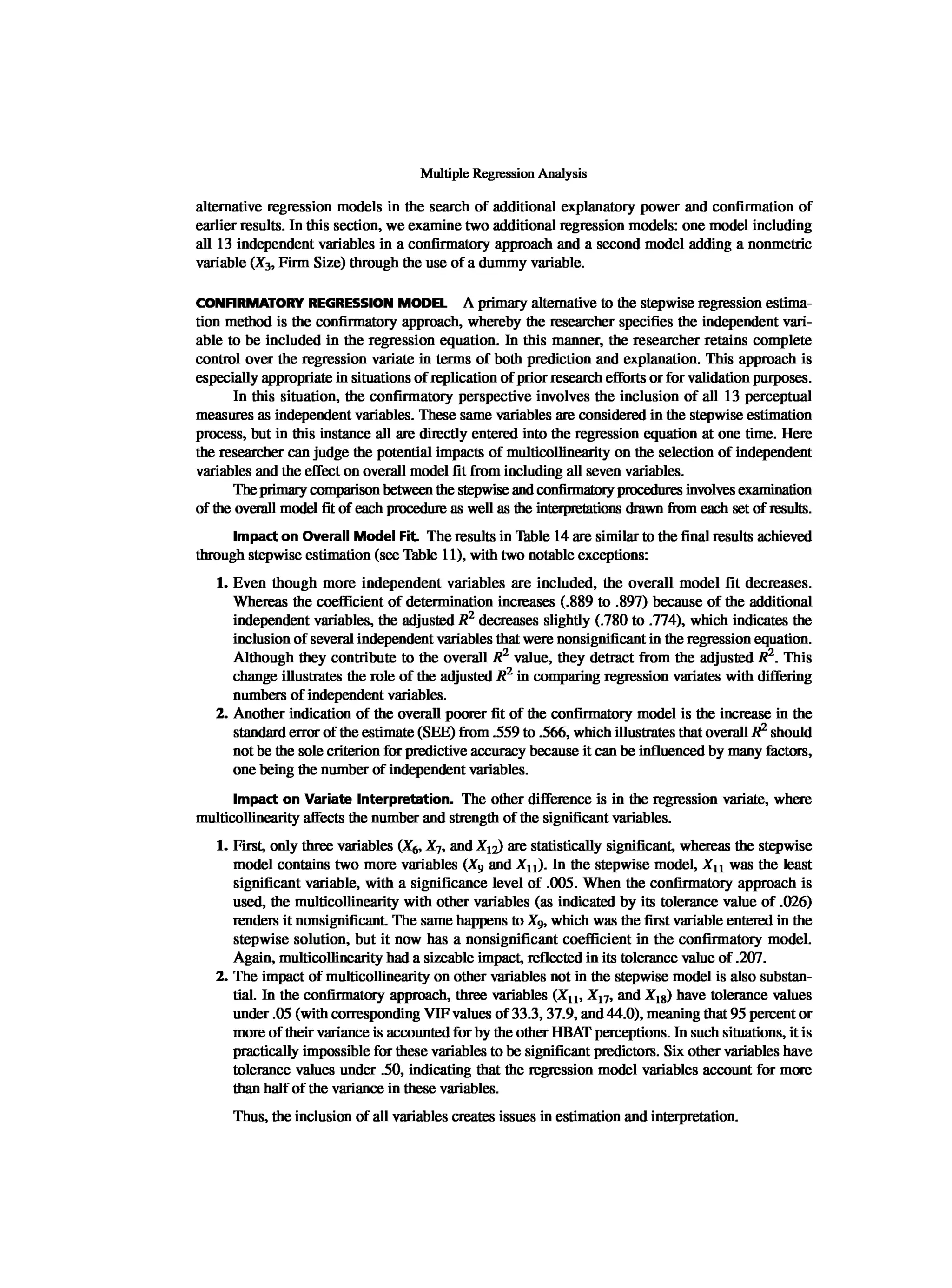 Multivariate Data Analysis